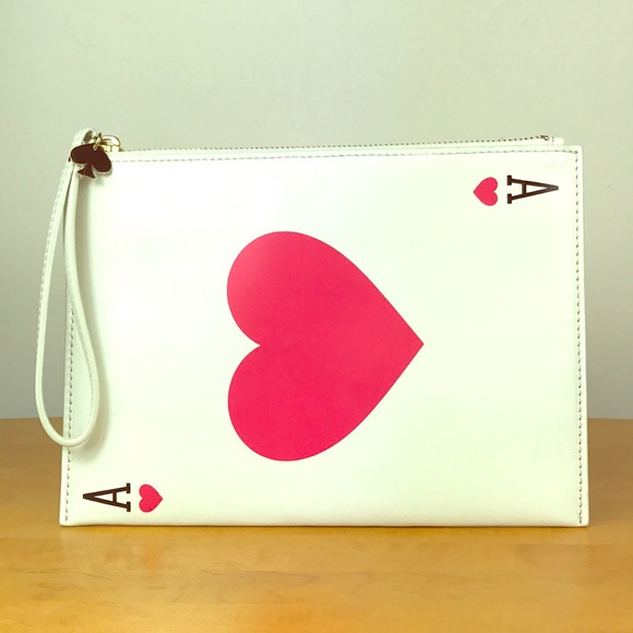 kate spade Handbags - Kate Spade♠️Place Your Bets Ace of Hearts Wristlet